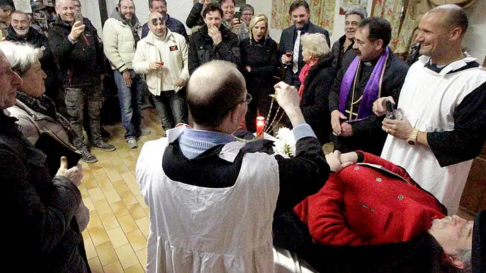 Bonaventura Monfalcone-10.02.2016 Funerale del Serpente-Inizio della Quaresima-Privata Tomasin-Ronchi dei Legionari-foto di Katia Bonaventura