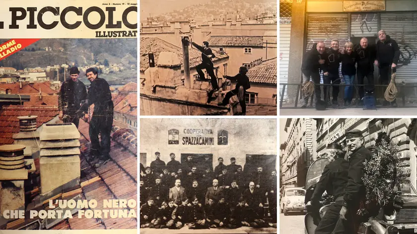 Alcuni scatti d'epoca (e una attuale scattata nel 2022 da Lasorte) della coop spazzacamini
