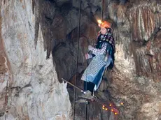 Silvano Trieste 06/01/2013 Grotta Gigante, le Befane si calano