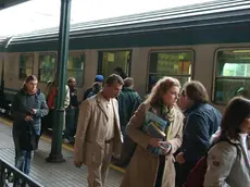 Pendolari alla stazione di Gorizia in una foto di archivio