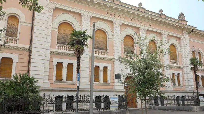L’ex banca d’Italia di Gorizia, il palazzo di pregio si trova in via Codelli Foto Bumbaca