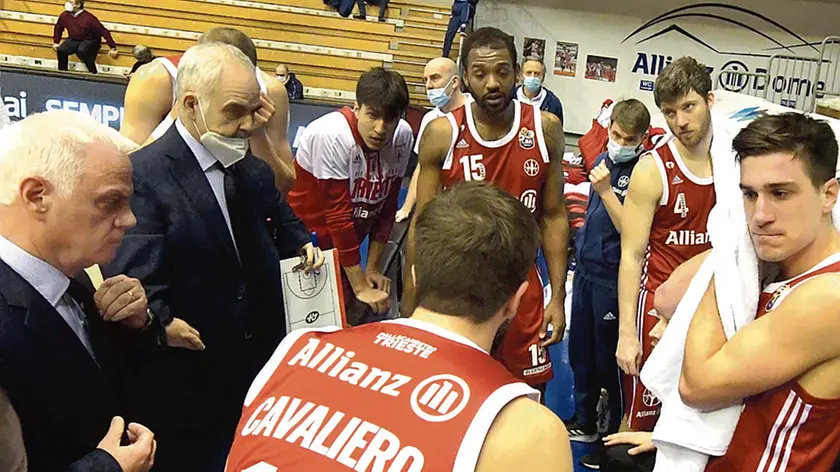 Un time-out carico di adrenalina per l'Allianz Trieste