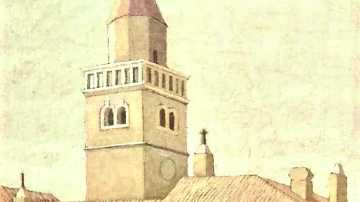 Uno dei quadri che raffigura Muggia firmato da Giovanni Duiz