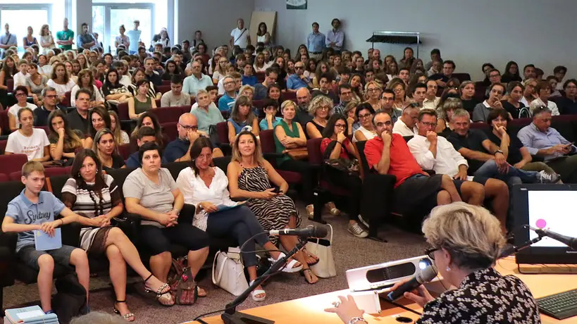 Lasorte Trieste 10/09/18 - Liceo Scientifico Galilei, Aula Magna, Stuenti Classi Prime e Genitori