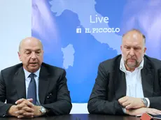 I due candidati sindaco Roberto Dipiazza e Roberto Cosolini