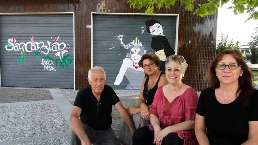 Bonaventura Monfalcone-03.08.2017 Serrande dipinte-San Canzian d'Isonzo-foto di Katia Bonaventura