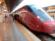 Furlan Interpress/M.Tagliapietra Venezia 03.10.2012.- Treno "Italo" Venezia/Roma. Stazione Santa Lucia.