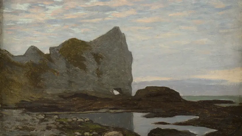 “Etretat” (1864) di Monet