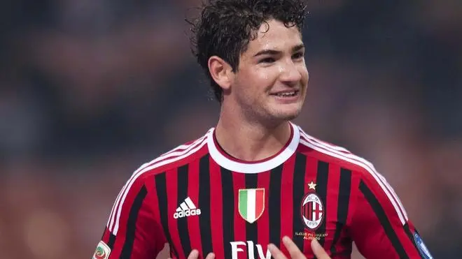 Milano, Stadio Meazza San Siro, 27 nov 2011, Serie A , 13° Giornata. MILAN – CHIEVO. Nella foto Pato esulta per il gol.