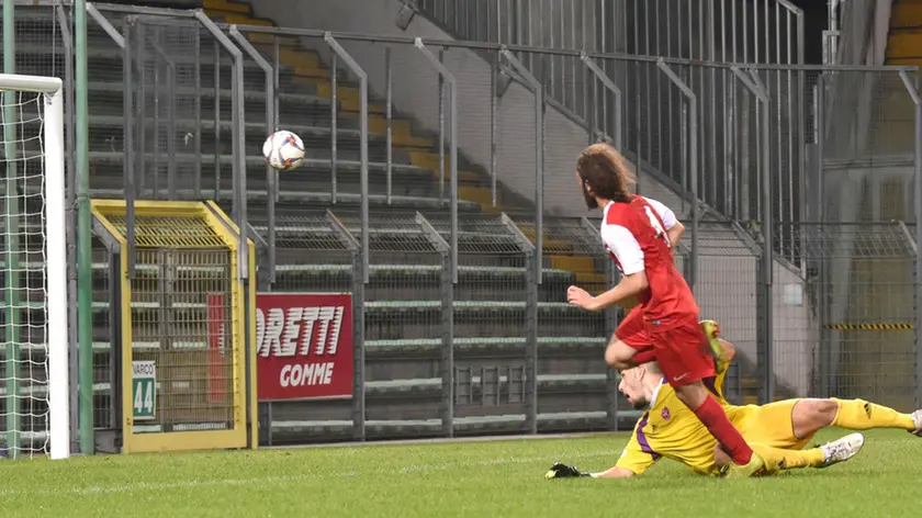 Lasorte Trieste 29/09/14 - Triestina - Kras, Gol 1 - 1