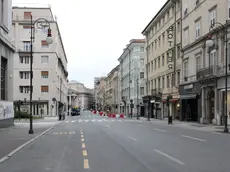 Trieste deserta durante l'emergenza coronavirus Foto di Andrea Lasorte