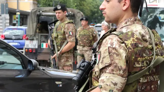 Lasorte Trieste 08/07/19 - Piazza Libertà, Pattuglie Miste Polizia, Militari Esercito