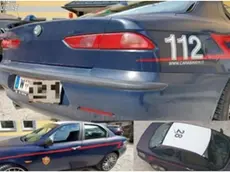 L'auto su cui viaggiavano i coniugi austriaci: è del tutto simile a una Gazzella dell'Arma