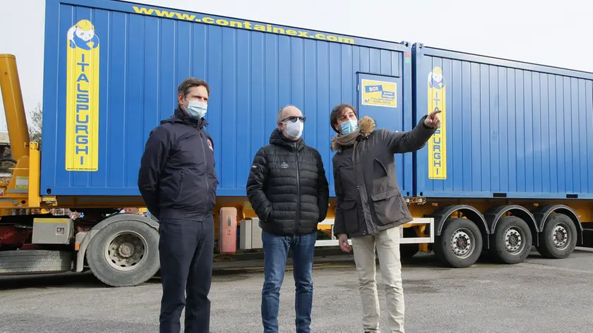 Lasorte Trieste 12/01/2021 - Zona Industriale, Italspurghi, Protezione Civile, Container Moduli Abitativi, Terremoto Croazia