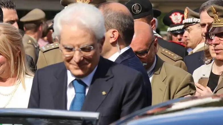 Il presidente della Repubblica Sergio Mattarella