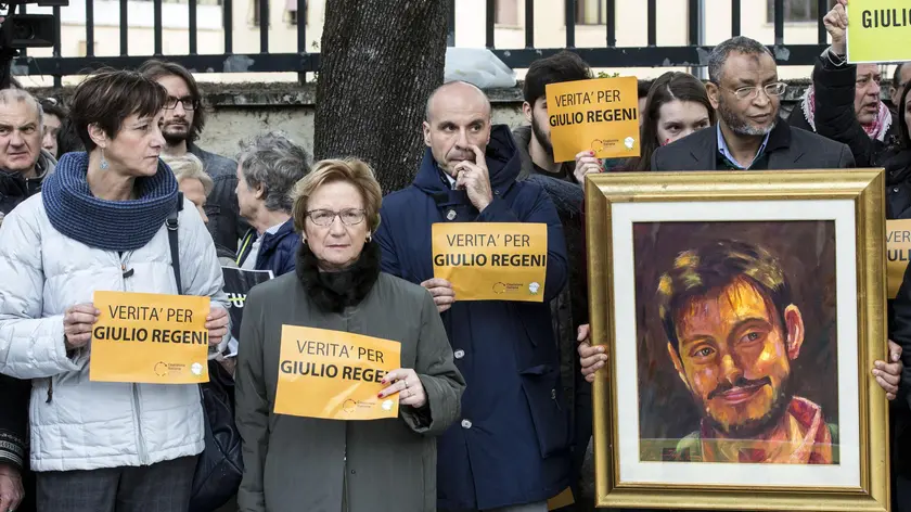 Un sit-in organizzato nelle scorse settimane a Roma per chiedere Verità per Giulio