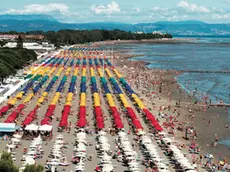 Uno scorcio della spiaggia di Grado