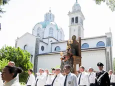 Bonaventura Monfalcone-17.06.2018 Visita cardinale Parolin-Santuario di Barbana-foto di Katia Bonaventura