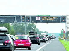 Udine 19 agosto 2017 Situazione del traffico sull'autostrada A4 e A23, Area di sosta Gonars Nord, intervento ausiliare del traffico Chrisian Levan, Sala Operativa e Paolo Sartelli. Copyright Foto Petrussi / Ferraro Simone