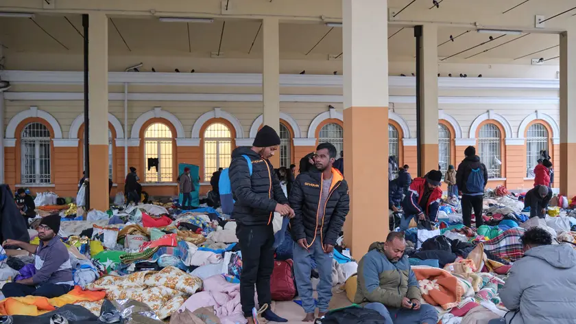 Lo sgombero dei migranti in Porto Vecchio ph Massimo Silvano