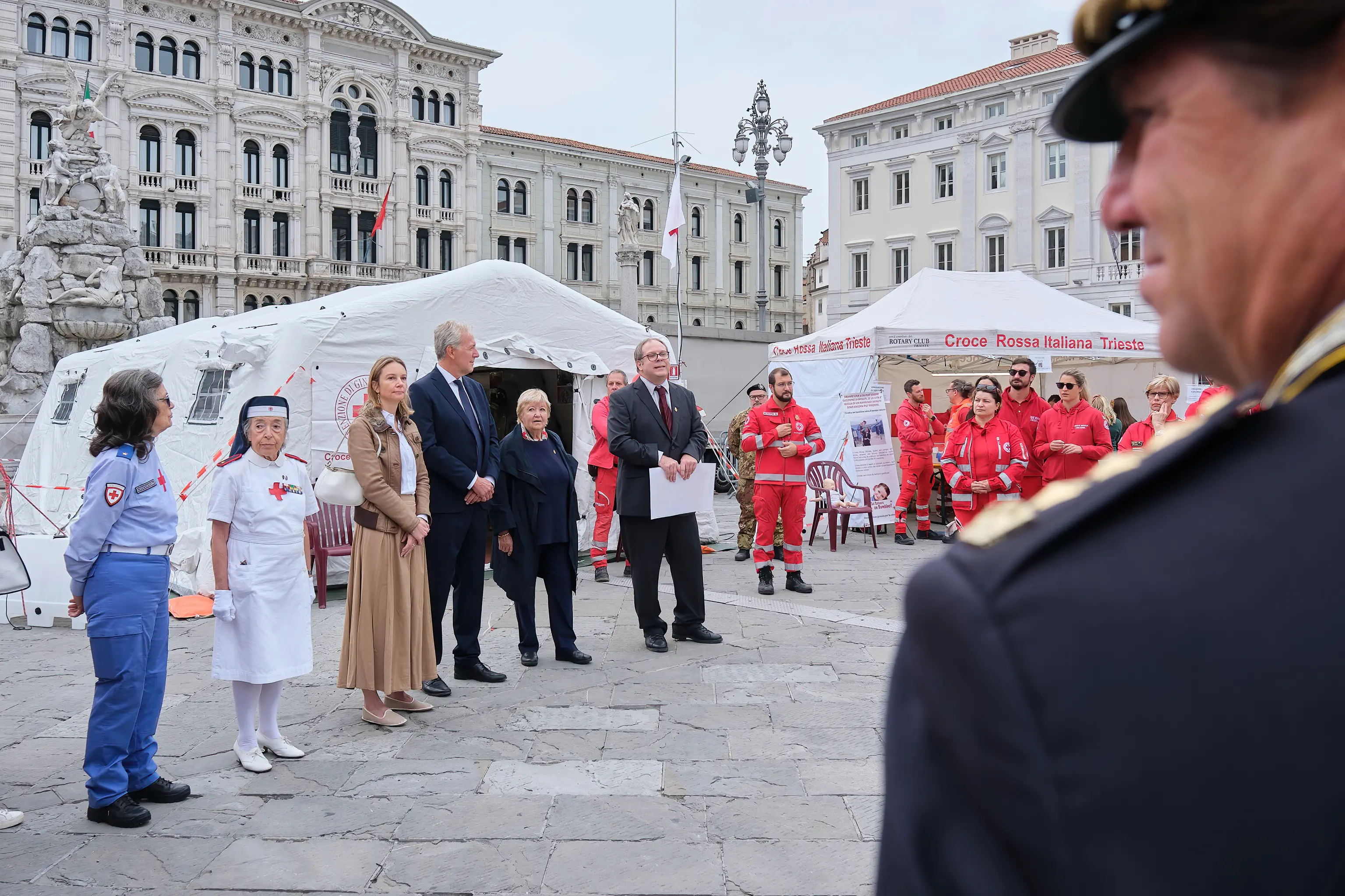 Silvano Trieste 2024-09-14 Piazza Unita', i 160 anni della Croce Rossa Italiana ph Massimo Silvano