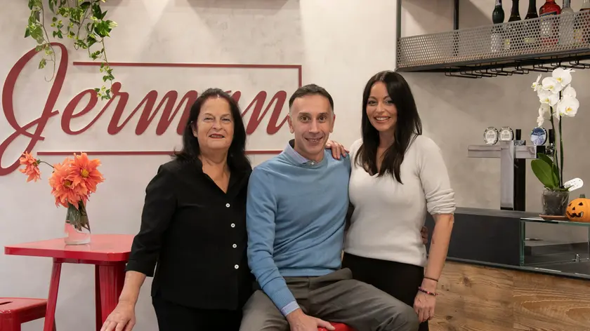 I titolari della pasticceria Jerman a Vermegliano Foto Bonaventura