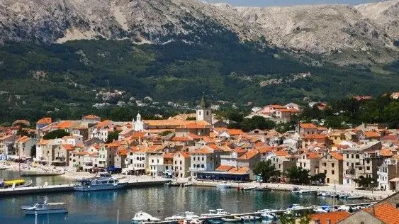 19 Jun 2006, Croatia --- Bay of Baska, Krk Island, Croatia --- Image by © Wothe, K./Corbis