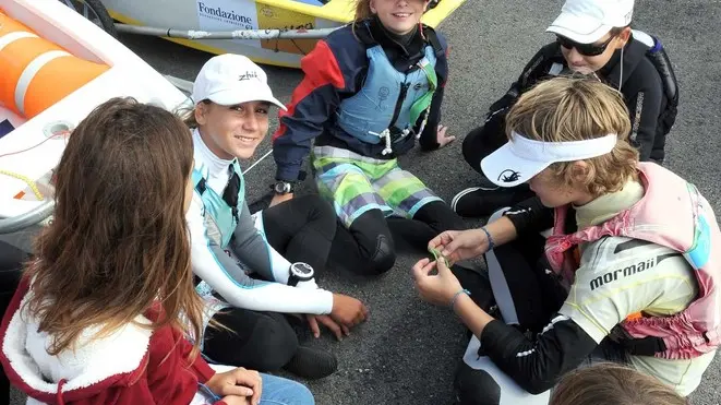 Foto Bruni 04.10.14 Barcolana 2014: la young ritarda causa troppo vento. si inganna il tempo