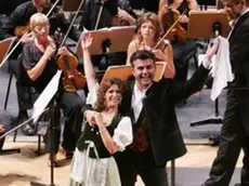 Il soprano Ilaria Zanetti e il cantante Andrea Binetti