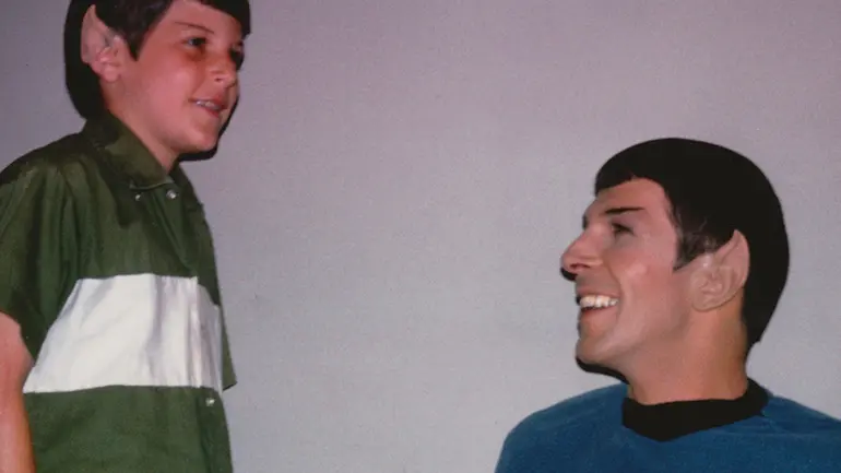 Adam Nimoy con il padre Leonard, scomparso nel 2015