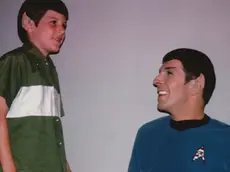 Adam Nimoy con il padre Leonard, scomparso nel 2015