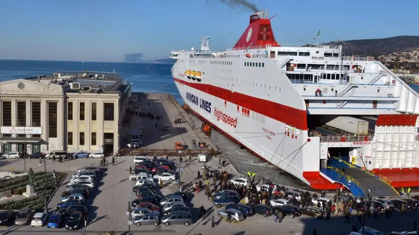 Nel 2012 la presentazione del Cruise Europa che riapriva i collegamenti da Trieste alla Grecia