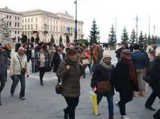 Lasorte Trieste 07/12/19 - Piazza Unità, Turisti