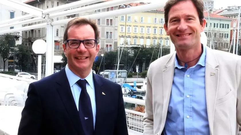 Foto BRUNI 28.02.16 Società della Vela-il nuovo presidente Marco Penso ed il candidato Lorenzo Bodini