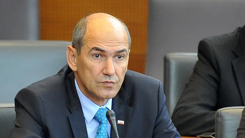 L'ex premier della Slovenia Janez Jansa