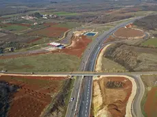 Panoramica aerea della Ipsilon istriana