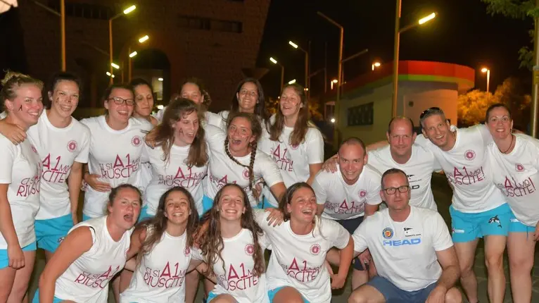 Foto BRUNI 28.06.2019 Pallanuoto:Orchette promosse in A1