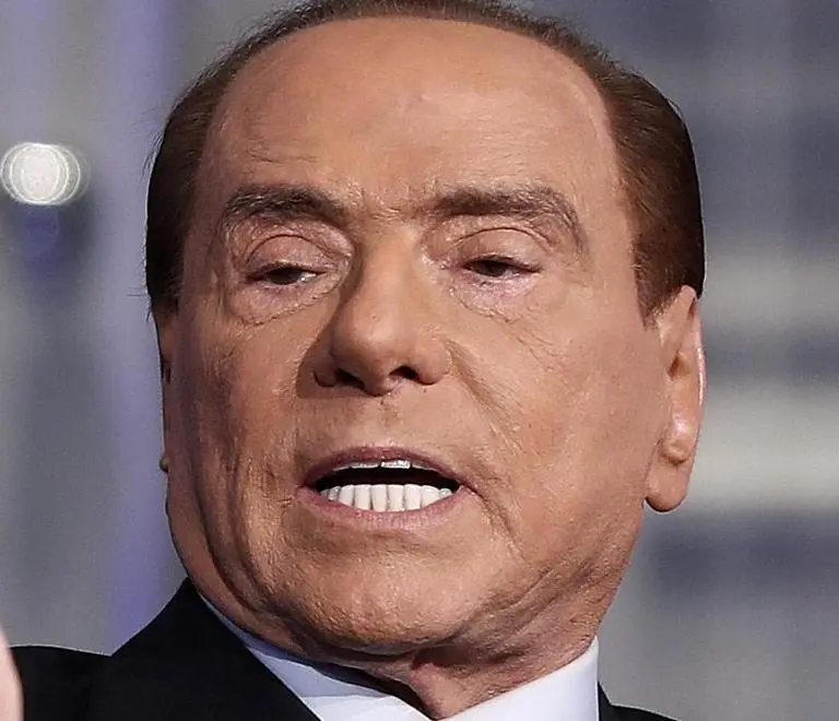 Italian former prime minister and leader of 'Forza Italia' party Silvio Berlusconi during the recording of Rai TV program 'Porta a Porta' hosted by journalist Bruno Vespa, Rome, 11 January 2018. ANSA/RICCARDO ANTIMIANI