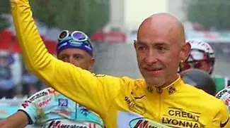 Una foto d'archivio di Marco Pantani vincitore del Tour de France 1998..ANSA/JOEL SAGET