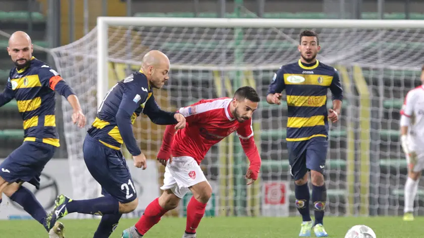 Lasorte Trieste 28/10/17 - Serie C, Triestina - Santarcangelo, Petrella