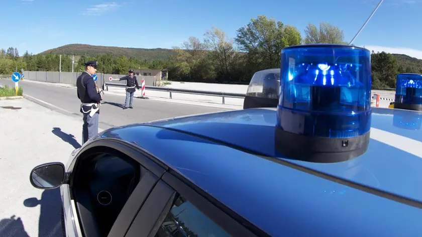 La polizia di frontiera di Trieste al lavoro