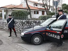 Un posto di blocco dei carabinieri