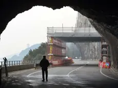 Foto Bruni 23.12.12 Costiera lavori-strada chiusa