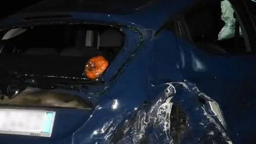 Bumbaca Gorizia 07_12_2019 Incidente Lancia Y vs moto Mainizza © Foto Pierluigi Bumbaca