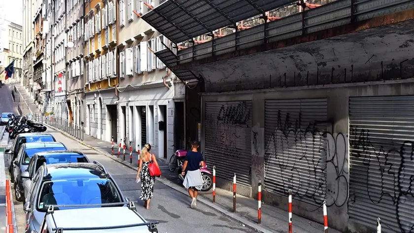 Foto Bruni Trieste 13.08.2018 Via degli Artisti-ex teatro Filodrammatico