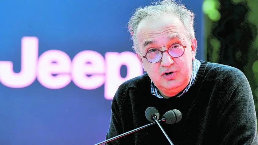 26/06/2018 Roma, l'amministratore delegato di Fca consegna una Jeep Wrangler al Comando Generale dei Carabinieri, nella foto Sergio Marchionne