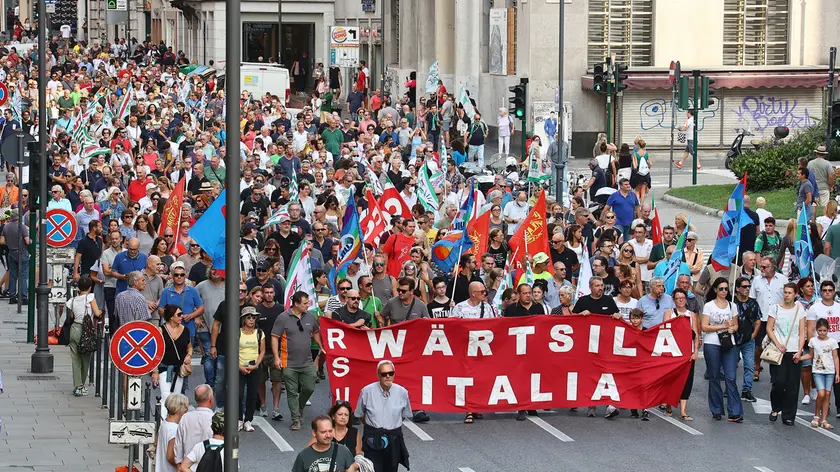 Lasorte Trieste 03/09/22 - Corteo, Manifestazione, Wartsila