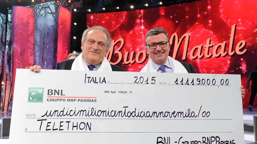 Il presidente Bnl Luigi Abete e Andrea Munari, ad di Bnl