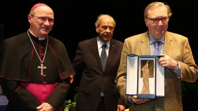 Bumbaca Gorizia 16.03.2015 Premio S. Ilario e Taziano a Carlo Rubbia SFotografia di Pierluigi Bumbaca