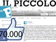 I 70mila “Mi piace” raggiunti dalla pagina Facebook del nostro giornale (foto Lasorte)